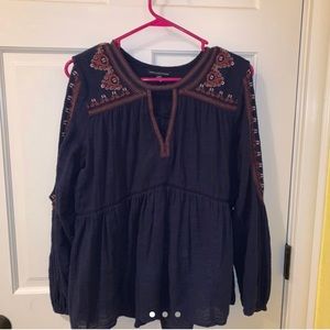 American Eagle Cold-Shoulder Top